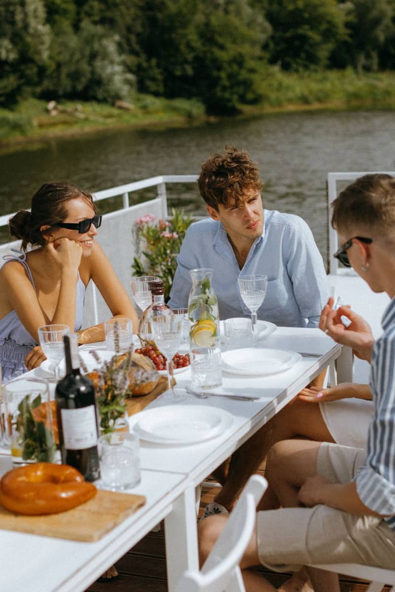 Lunch by the river