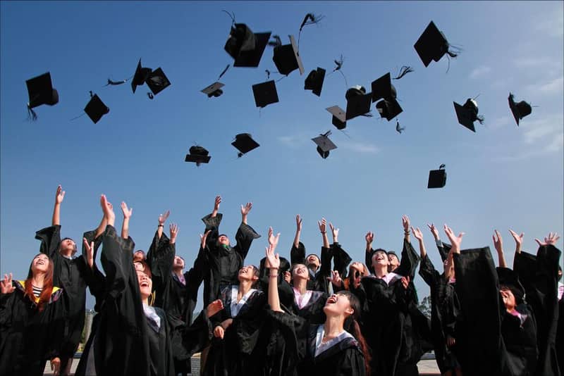 You just graduated